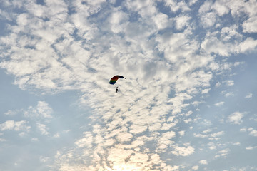 Parachute jumping