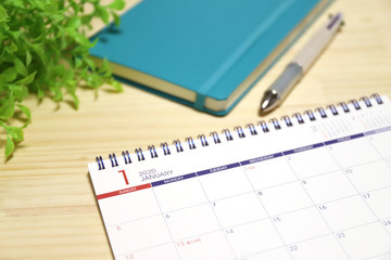 1月のカレンダー