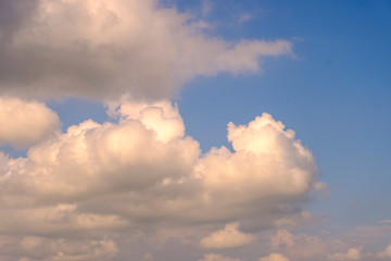 blue sky with clouds