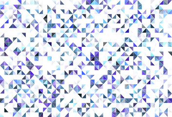 Fototapeta premium Light vector background with triangles.