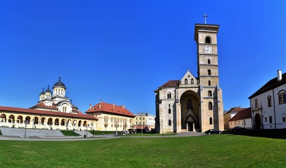 the Alba Carolina fortress in Alba Iulia city