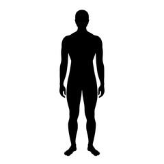 Fototapeta premium man silhouette