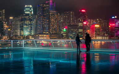 Hong Kong Victoria Harbor Landscape 