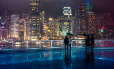 Hong Kong Victoria Harbor Landscape 