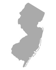 Karte von New Jersey