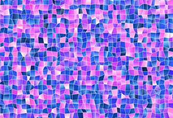Light Pink, Blue vector background in polygonal style.