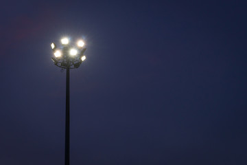 Stadium lights at an sport stadium