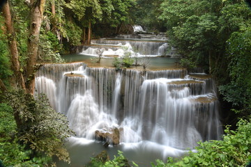 Fototapeta premium Huai Mae Khamin Waterfall, Thailand