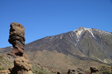 Roque Cinchado, Parque Nacional del Teide, Tenerife, Canary Islands, Spain