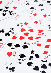 mixed playing cards