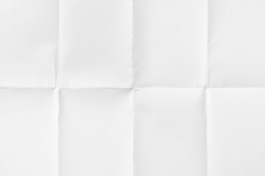 White Paper Folded In Eight, Texture Background