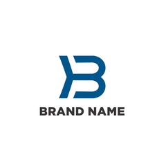Letter B logo icon vector