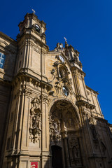 Fototapeta na wymiar Gothic cathedral in San Sebastian, Spain