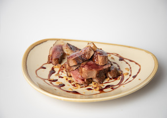 duck breast with delicious sauce