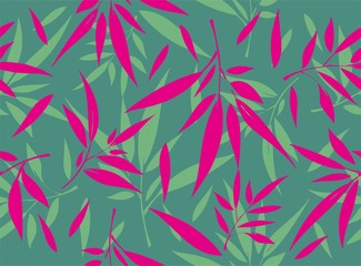 Very good bamboo leaf composition design