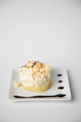Spanish typical sepia and potato top