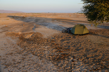 Wild camping in Oman