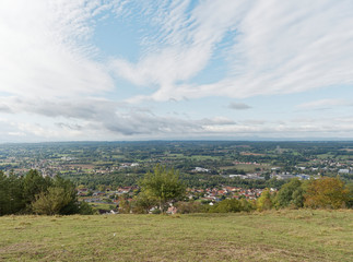 La Plaine Le Vernet dans l'Allier. Vue panoramique sur Vichy et ses environs