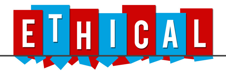 Ethical Red Blue Random Shapes Top Boxes 