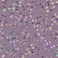 Abstract splatter seamless pattern background on white background. Hand painted textures, gouache or oil painting, splashes, drops of paint, strokes of paint. Design for backgrounds, wallpapers, cover