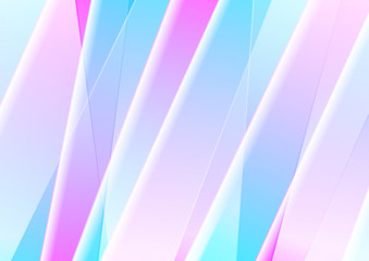 Fototapeta premium Blue and pink abstract background with smooth stripes