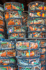 Ropes Nets and Floats in Fishermans Storage Shed