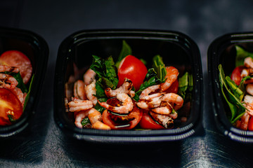 shrimp salad healthy food low in calories