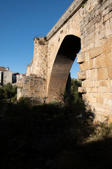 Puente romano de Ourense, Galicia. España.