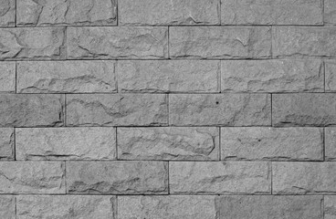 Sandstone wall at night. Black and White background. Dark tone.