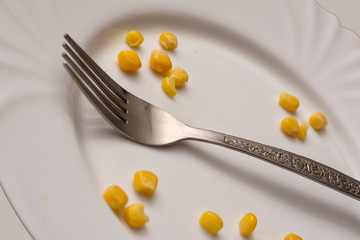 food, fork, plate, diet, white, egg, healthy, medicine, pills, isolated, dish, knife, health, meal, breakfast, eat, pill, nutrition, spoon, drug, concept, capsule, vitamin, yellow, bowl