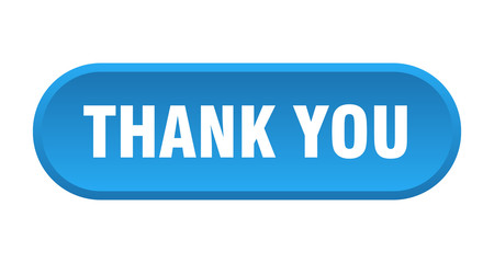 thank you button. thank you rounded blue sign. thank you