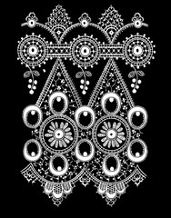 Black and white lace, border flowers, fashion style, decoration element, pattern for every backdrop.