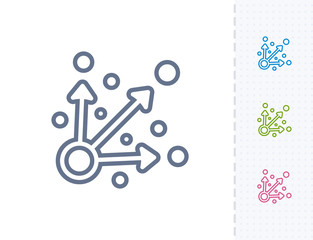 Specific Targets - Vibrant Stroke Icons