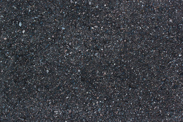 Asphalt road background with black color