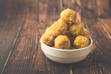 Indian traditional sweet laddu