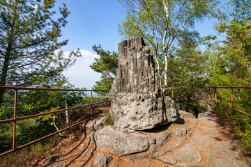 Fototapeta premium Wanderung Zittauer Gebirge - Jonsdorf / Orgel