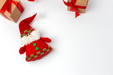 Background with Christmas Decoration Composition