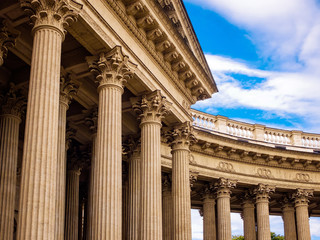 Obraz premium Kazan cathedral in St. Petersburg