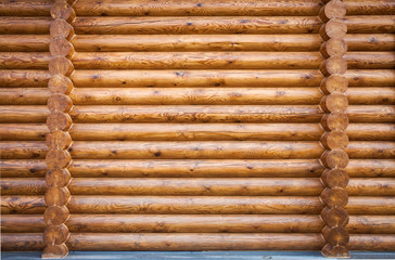 wooden beam wall - copy space