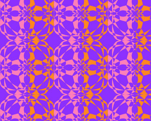 Colorful geometric decorative pattern for textile printing and amazing wallpaper 