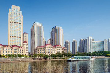 Fototapeta na wymiar Tianjin Cityscape, China