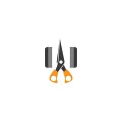 Scissors logo template vector icon design