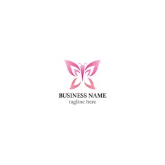 Butterfly logo template vector icon design