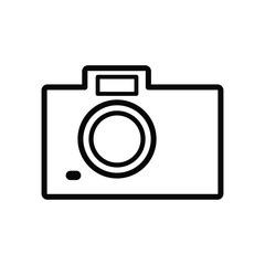 camera icon trendy flat design