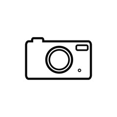 camera icon trendy flat design