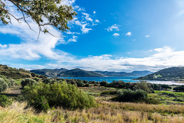 Overview of the coast of East Attica in Greece