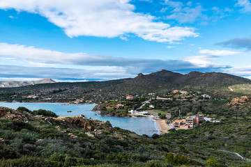 Overview of the coast of East Attica in Greece