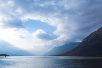 Lama Lake on Putorana Plateau, Taimyr, Krasnoyarsk region