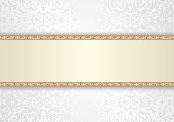 decorative background with golden ornaments 