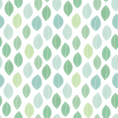 Beautiful spring leaves seamless pattern